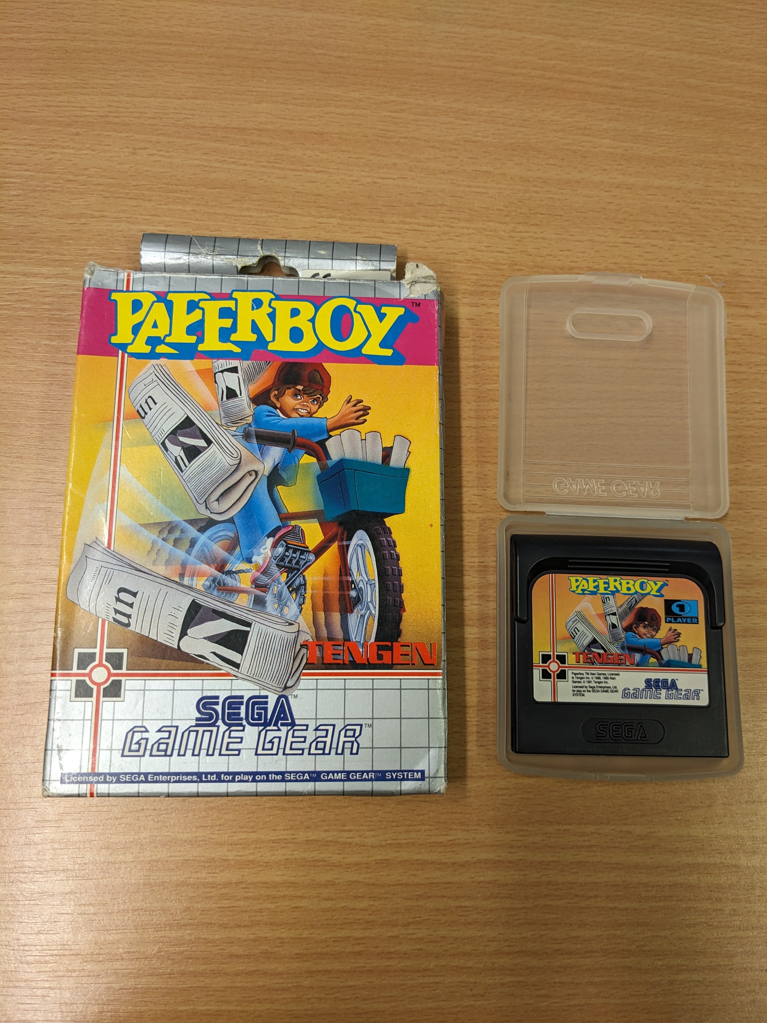 Paperboy Sega Game Gear game Paperboy Sega Game Gear game